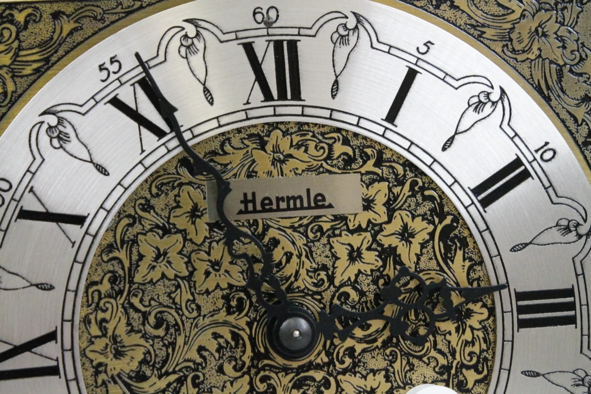 Vintage Franz Hermle mechanische tafelklok - foto 7