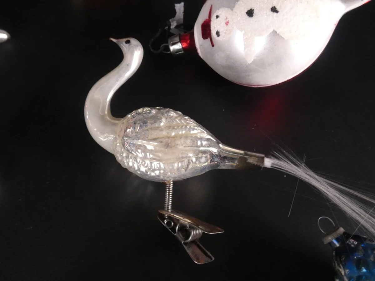 Set vintage kerstdecoratie en pieken - foto 28