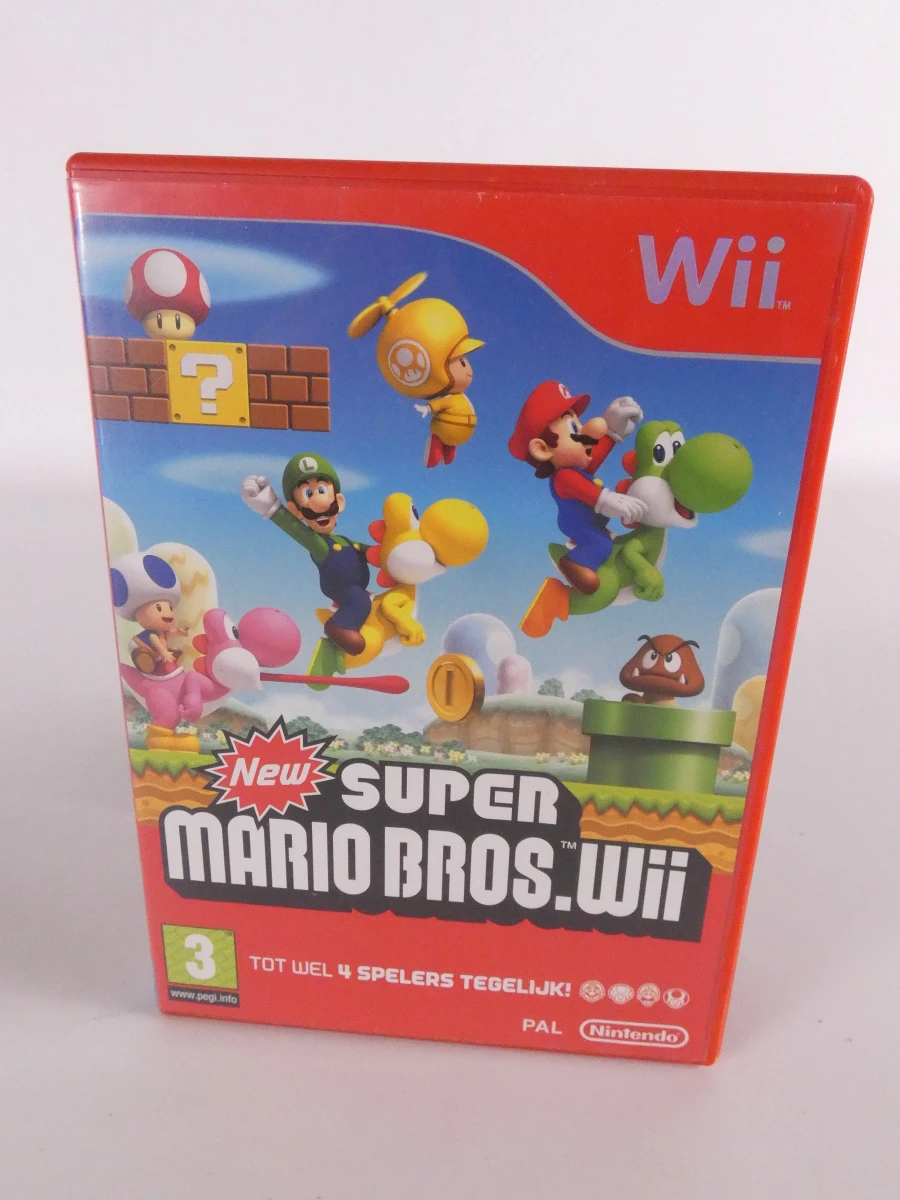 Super Mario Bros. Wii spel + Super Mario figuren - foto 4