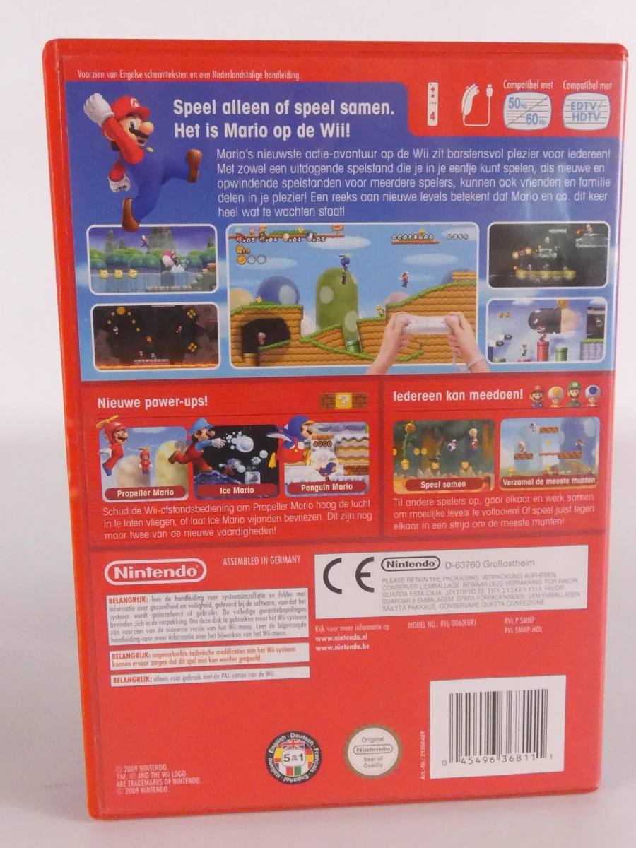 Super Mario Bros. Wii spel + Super Mario figuren - foto 7