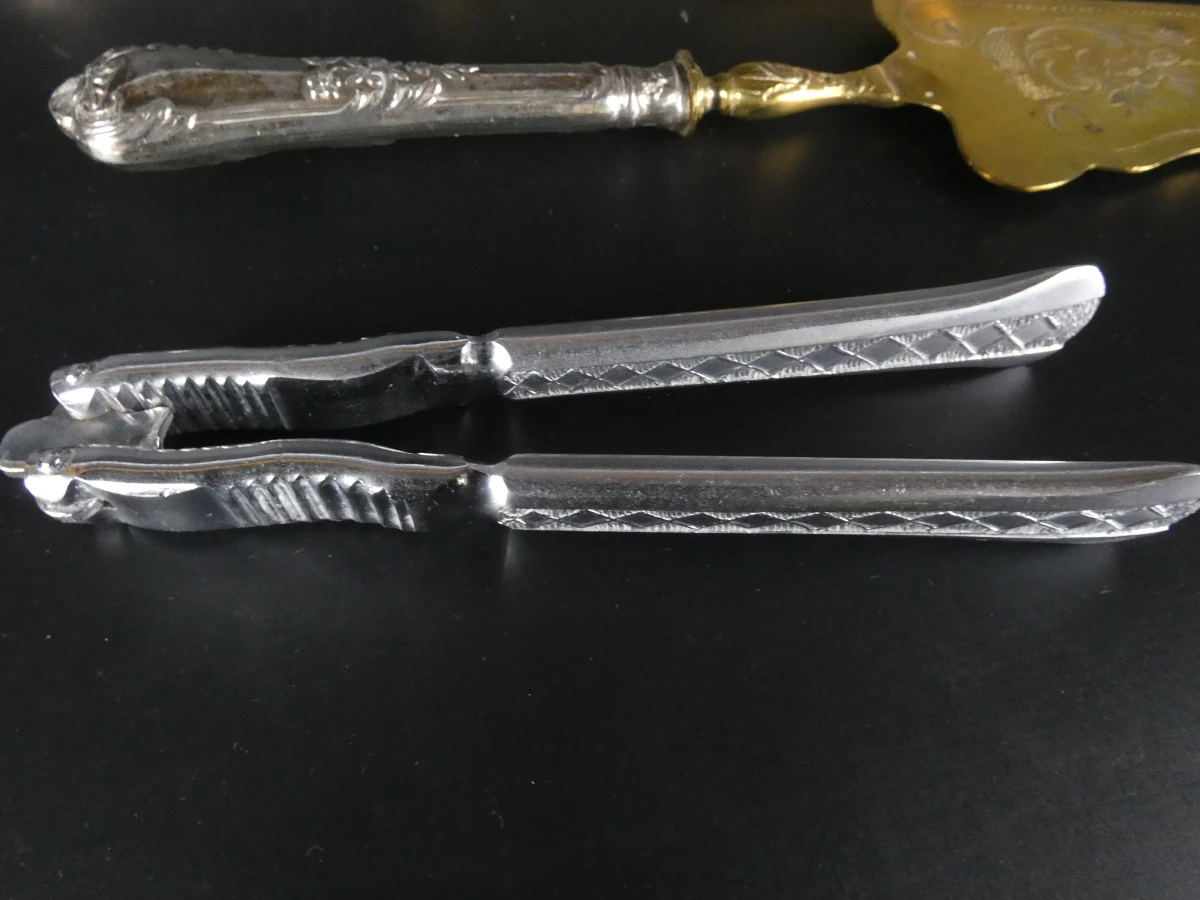 Vintage Zwitsers zilver/verzilverd luxe servies - foto 11