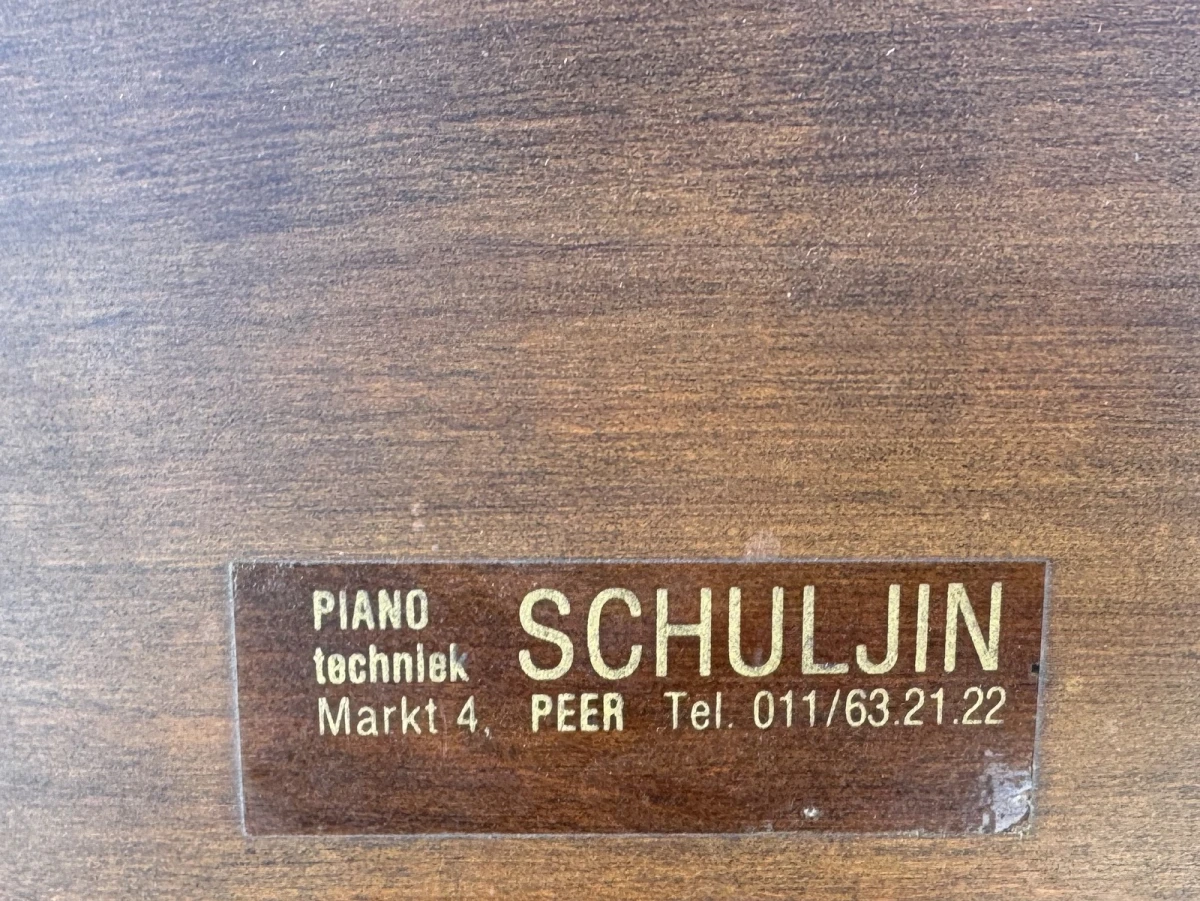 Antieke buffetpiano Geinberg met bijpassend pianobankje - foto 4