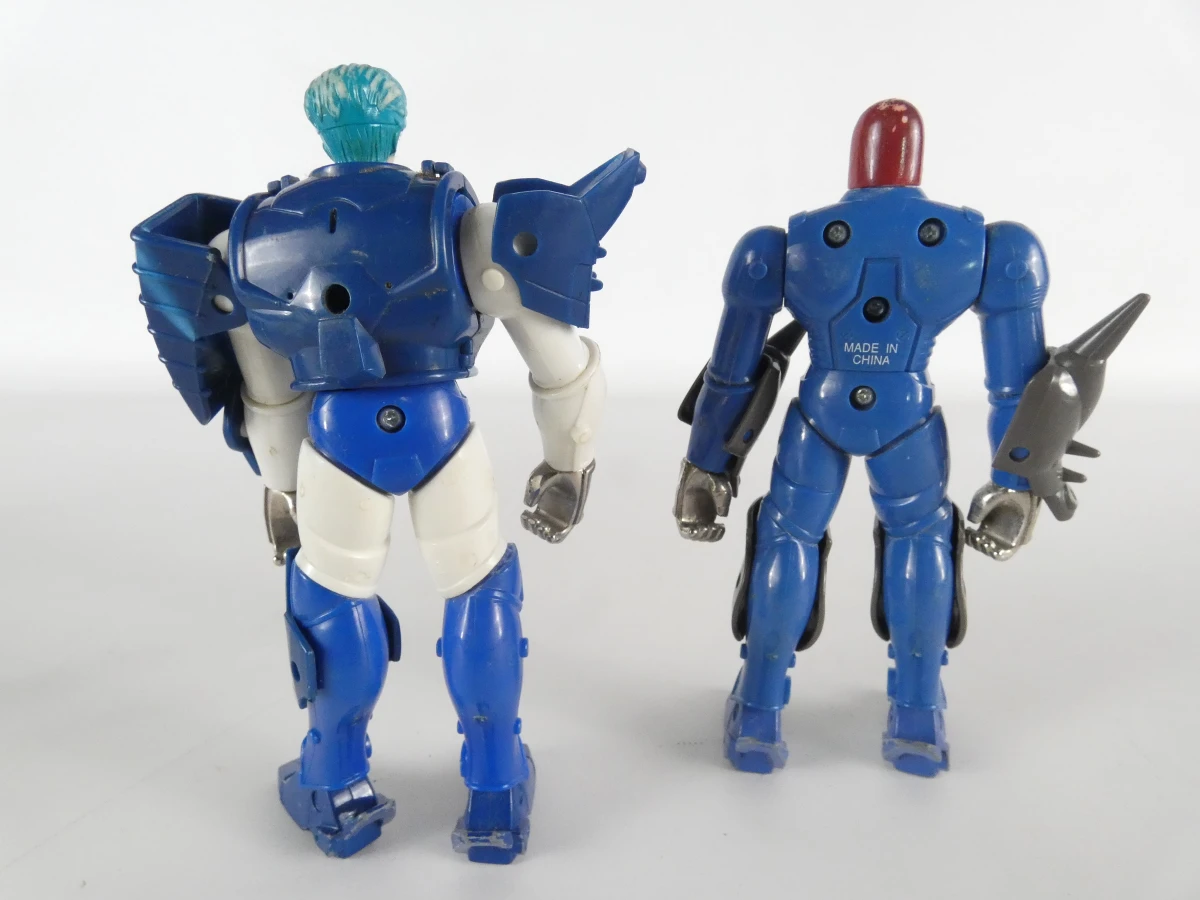 7 vintage actiefiguren Ronin Warriors (Japanse anime)