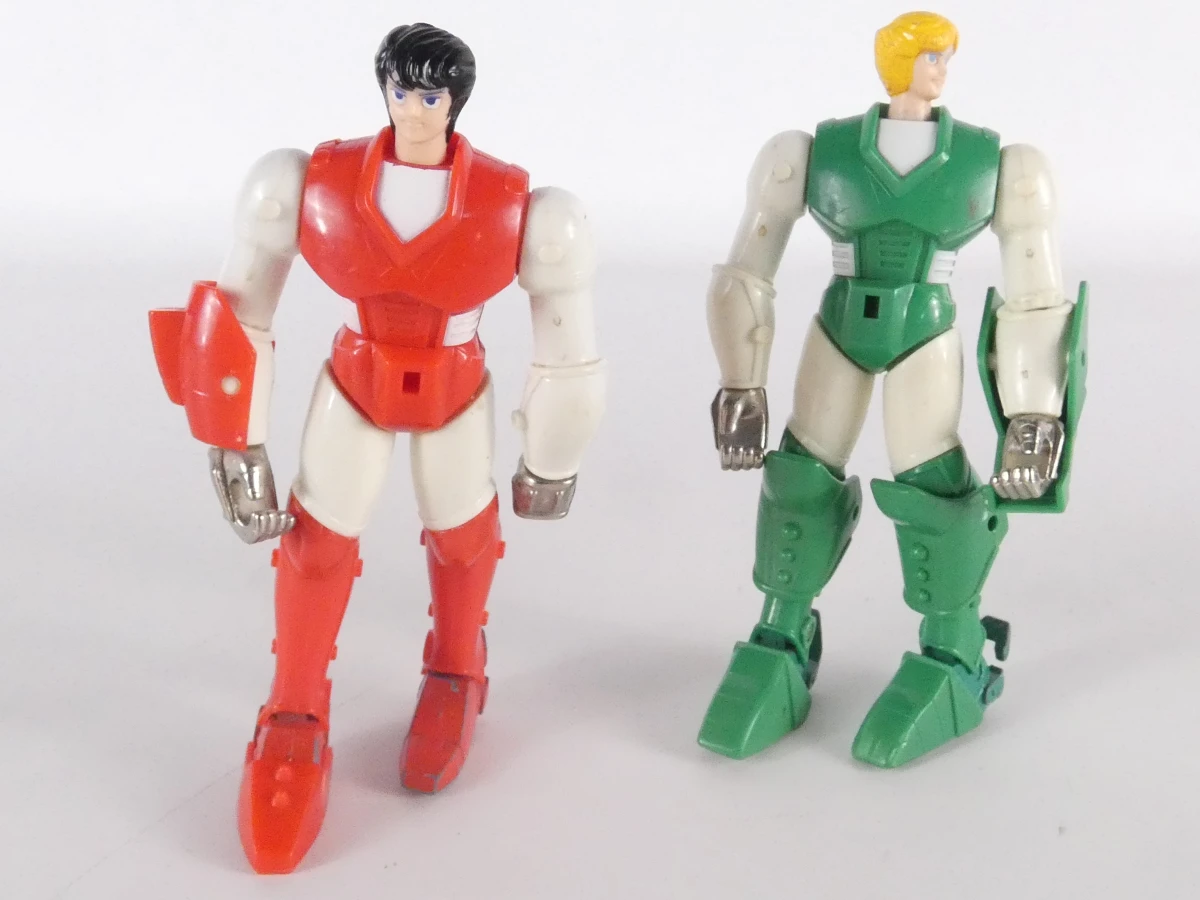 7 vintage actiefiguren Ronin Warriors (Japanse anime)