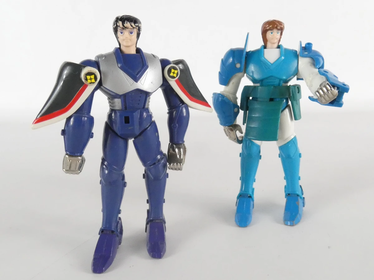 7 vintage actiefiguren Ronin Warriors (Japanse anime)