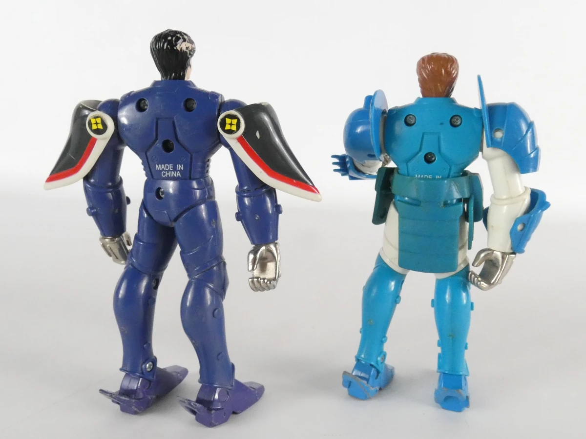 7 vintage actiefiguren Ronin Warriors (Japanse anime)