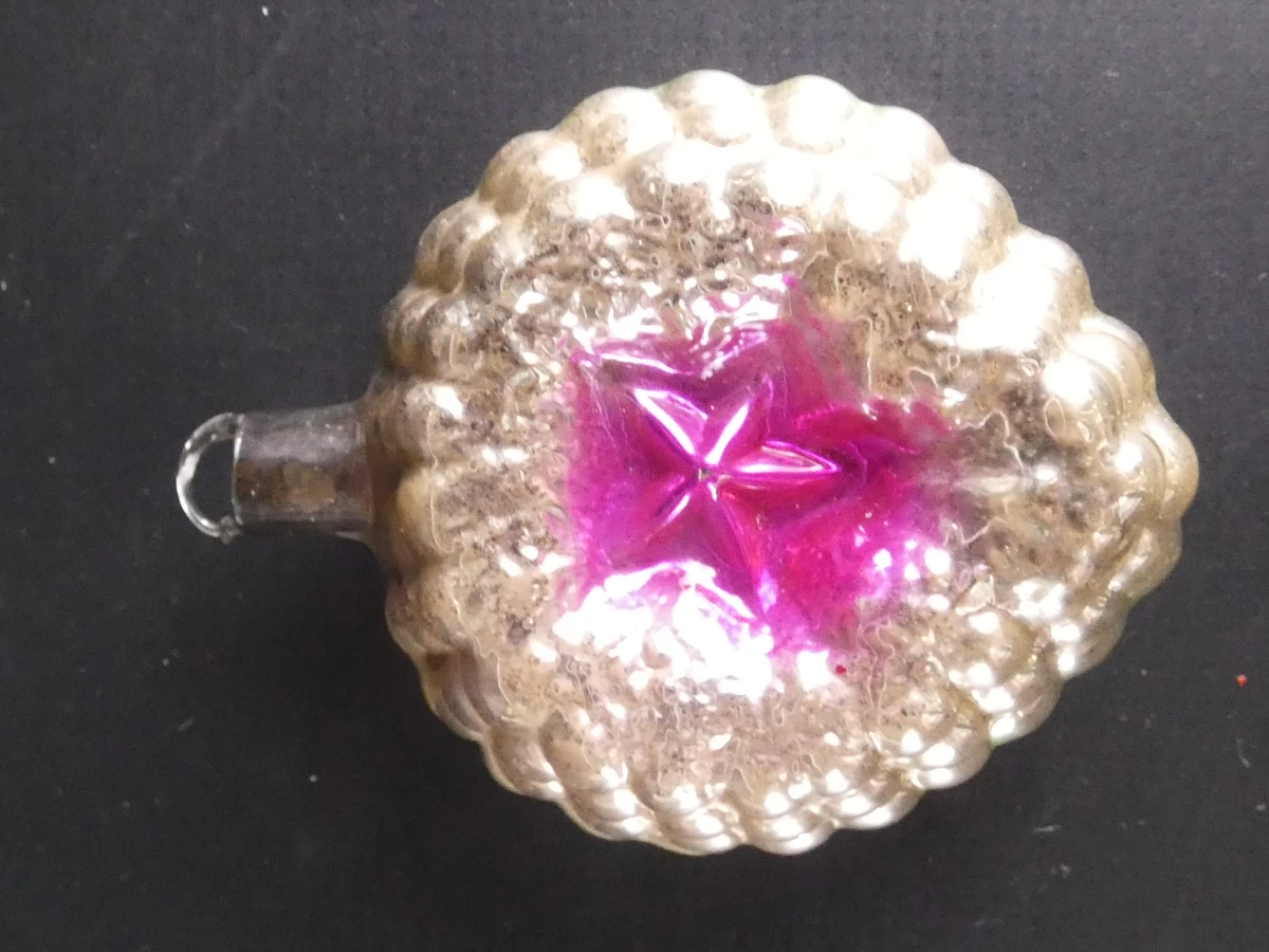 7 vintage Ajeko kerstballen van glas - foto 8