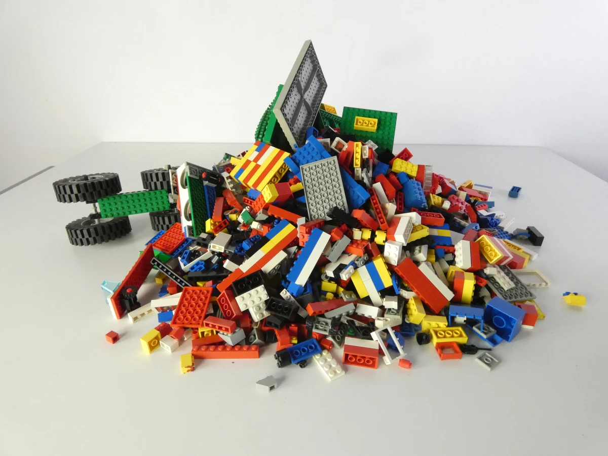 Grote verzameling LEGO bouwstenen en onderdelen