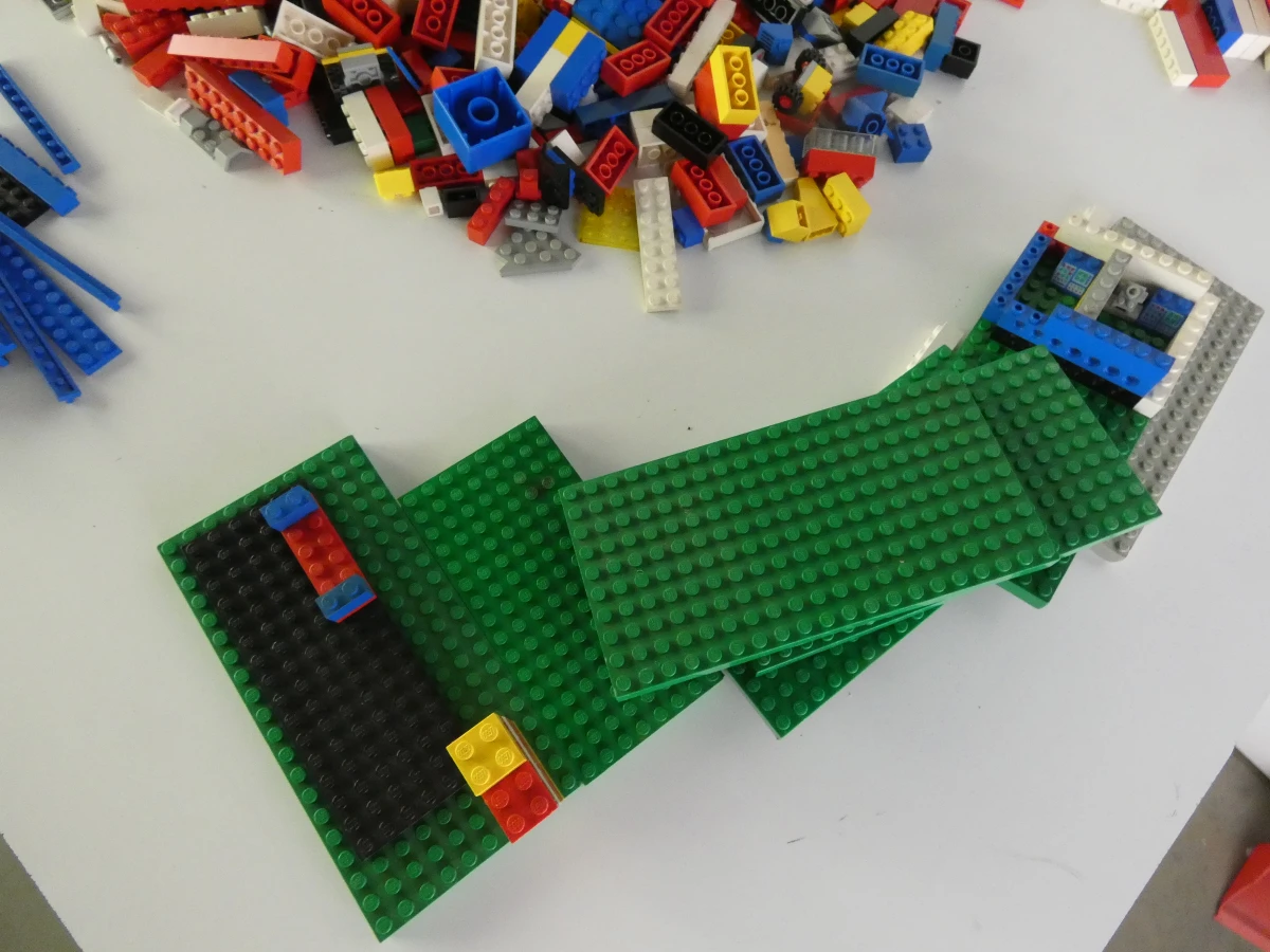 Grote verzameling LEGO bouwstenen en onderdelen