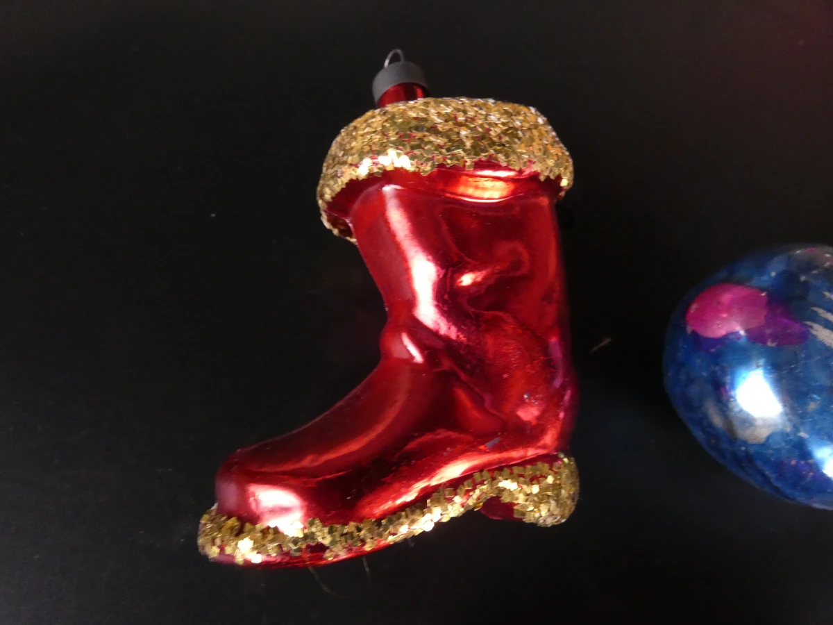 81 vintage kerstballen, pieken en kerstversiering glas - foto 4