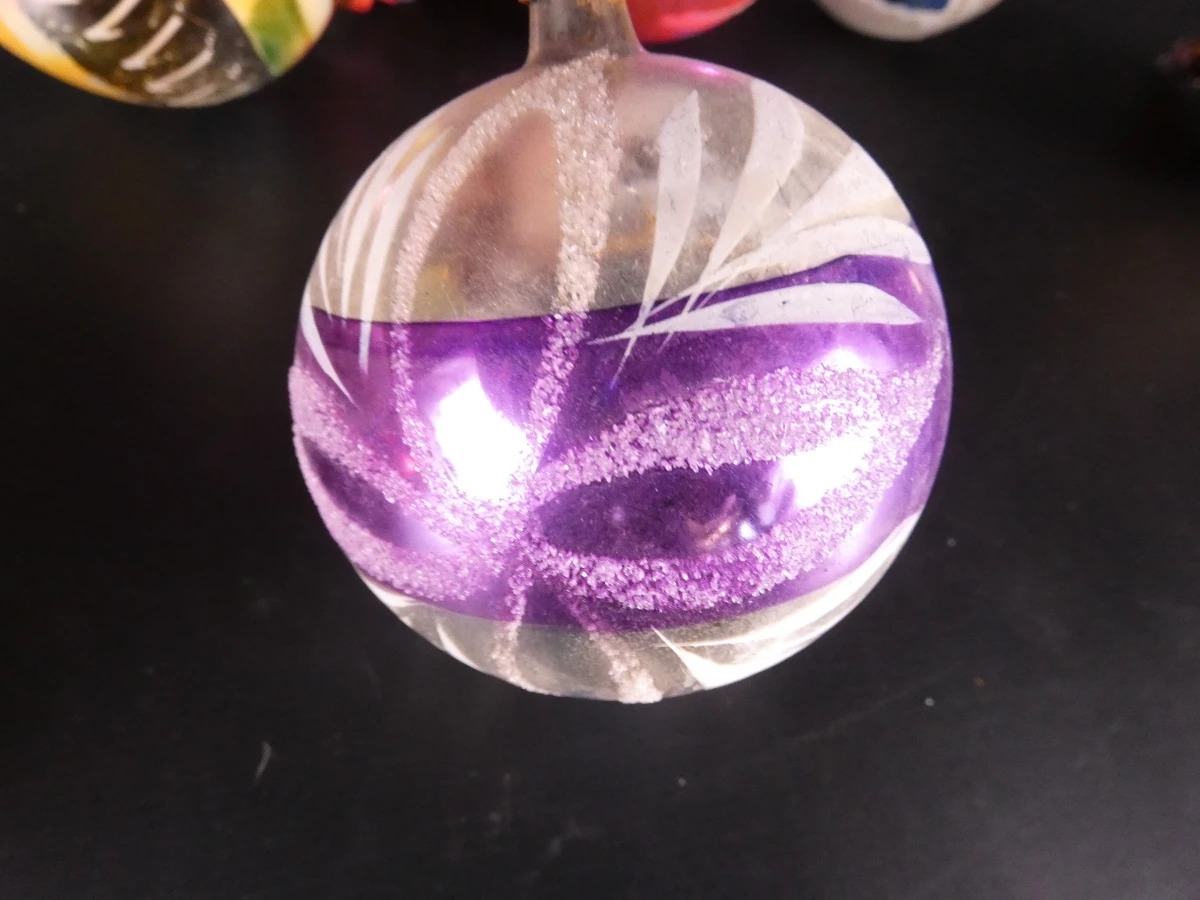 81 vintage kerstballen, pieken en kerstversiering glas - foto 29
