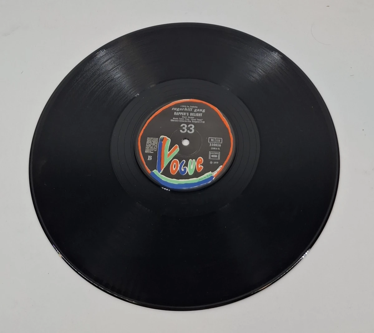 Vinyl single Sugarhill Gang - Rapper's Delight (1979) - foto 4
