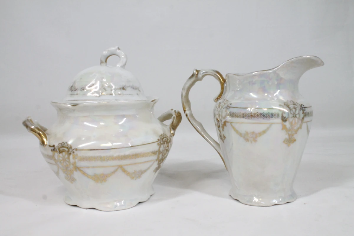 Vintage porseleinen koffie- en theeservies - foto 8