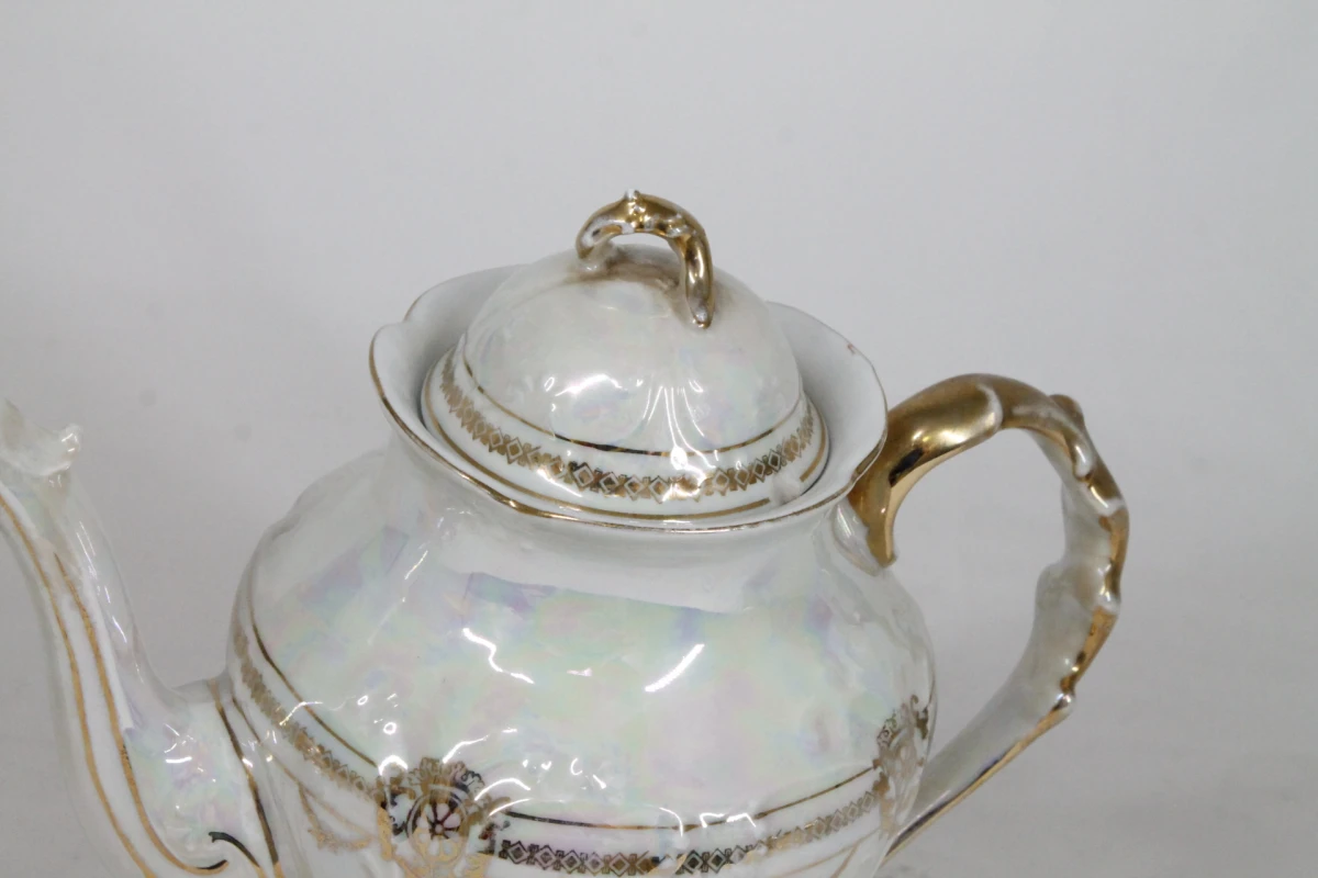 Vintage porseleinen koffie- en theeservies - foto 6