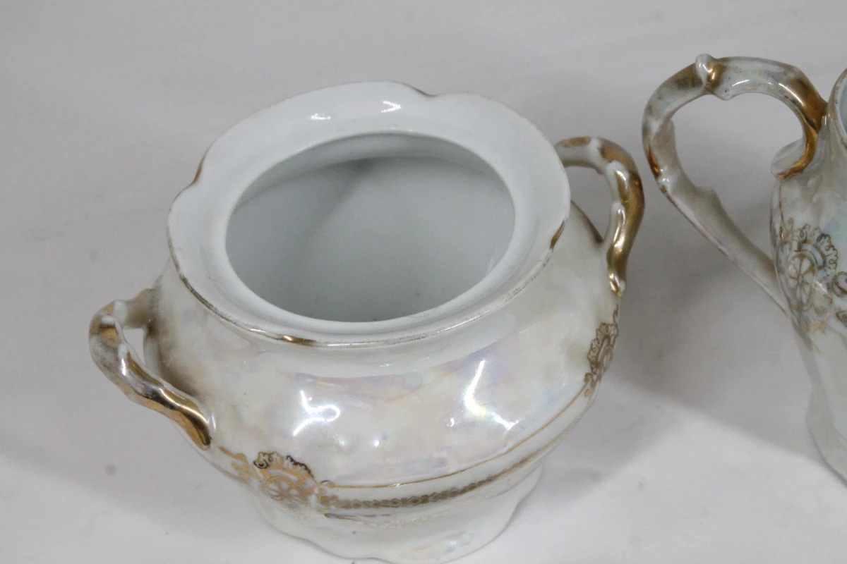 Vintage porseleinen koffie- en theeservies - foto 10