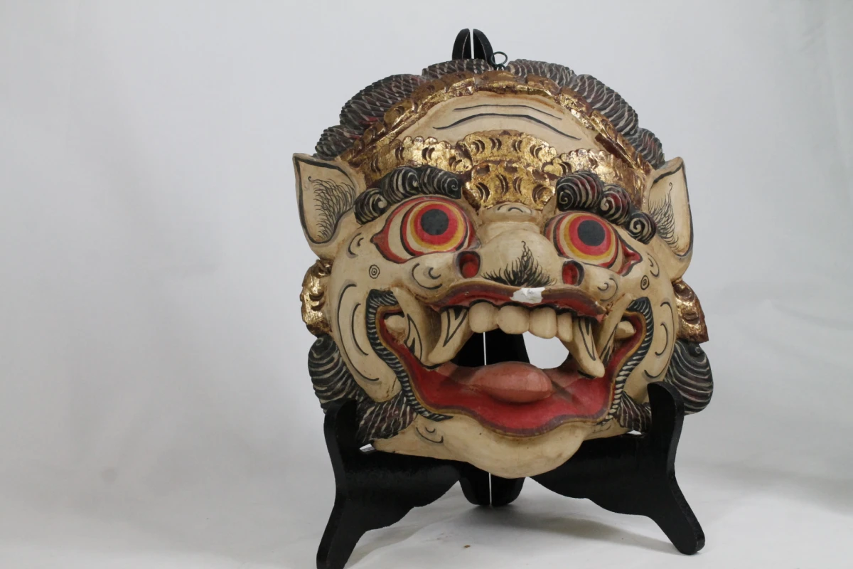 2 Traditionele Balinese Barong-maskers - foto 3
