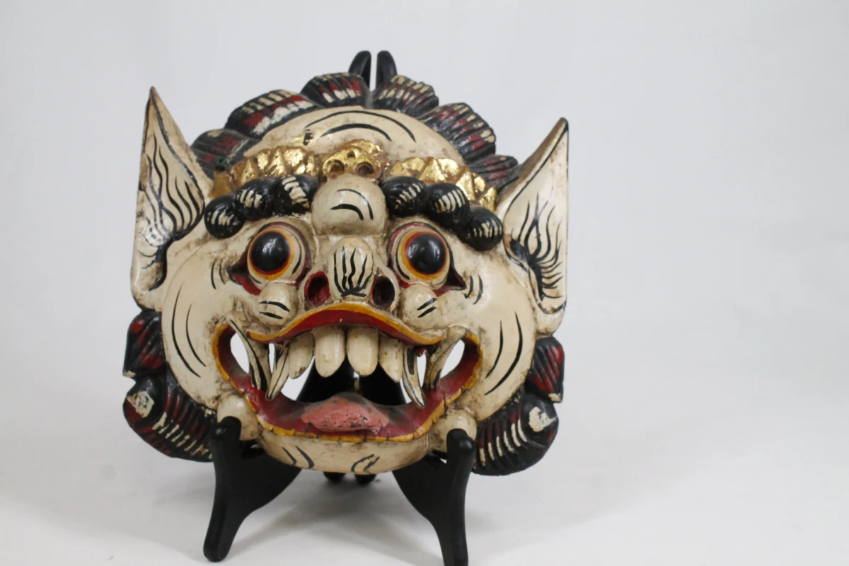 2 Traditionele Balinese Barong-maskers - foto 6