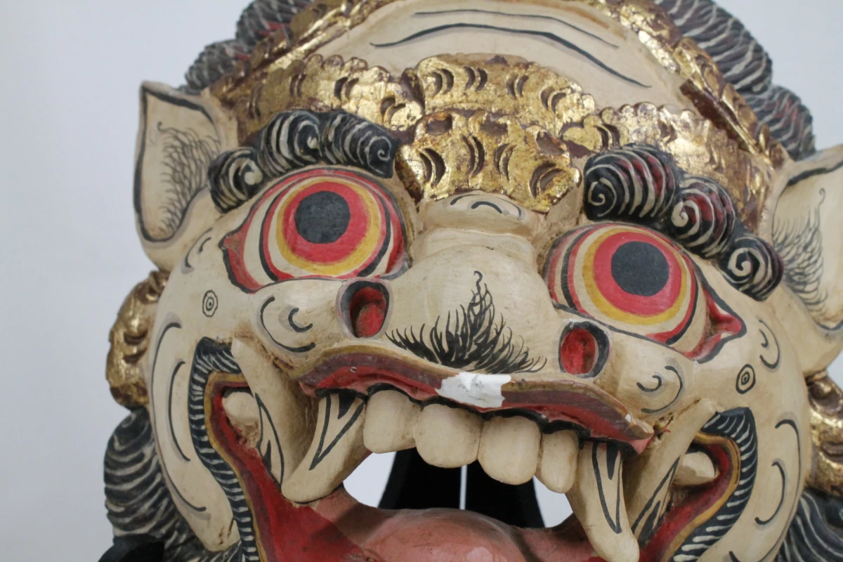 2 Traditionele Balinese Barong-maskers - foto 5