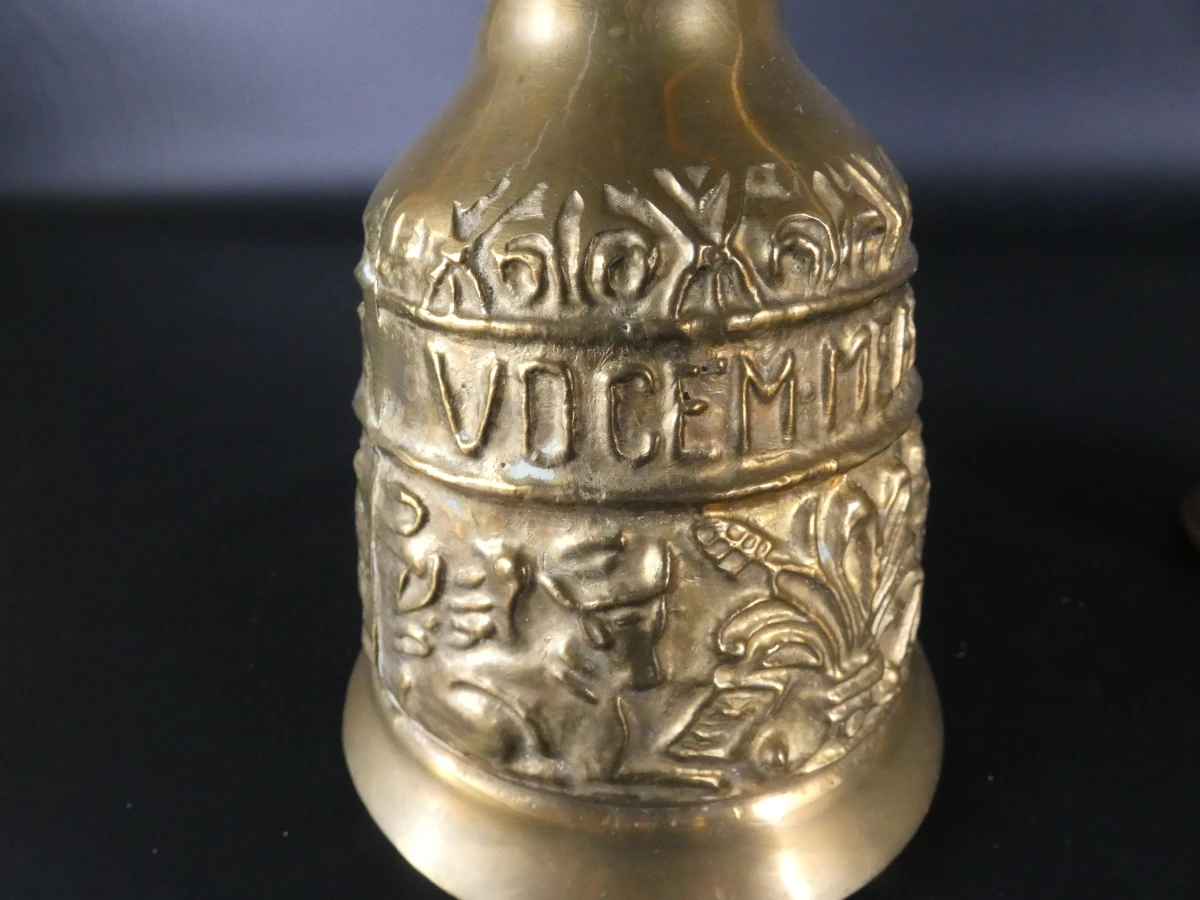 Set van drie decoratieve messing bellen - foto 5