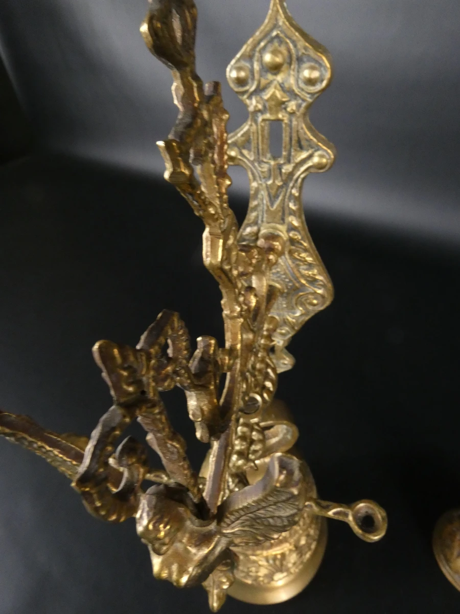 Set van drie decoratieve messing bellen - foto 6