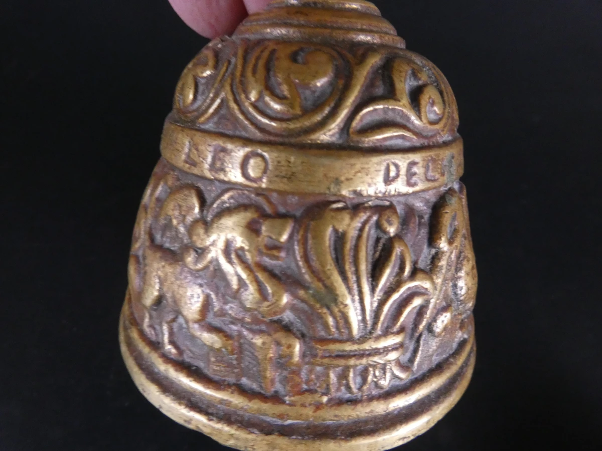 Set van drie decoratieve messing bellen - foto 13