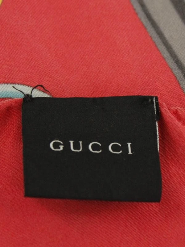 Gucci - zijden foulard met ruiterprint - foto 7