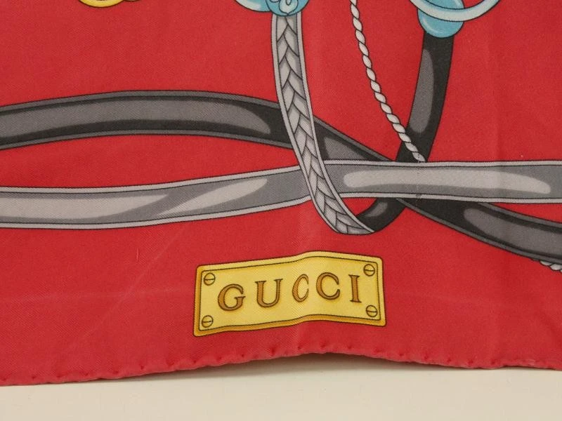 Gucci - zijden foulard met ruiterprint - foto 4