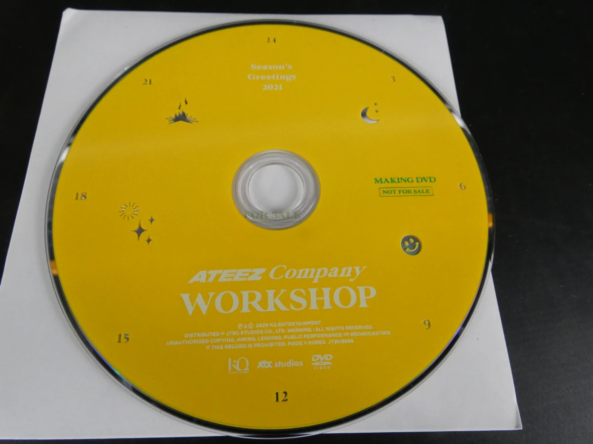 ATEEZ Company Workshop Season's Greetings 2021 set - foto 9