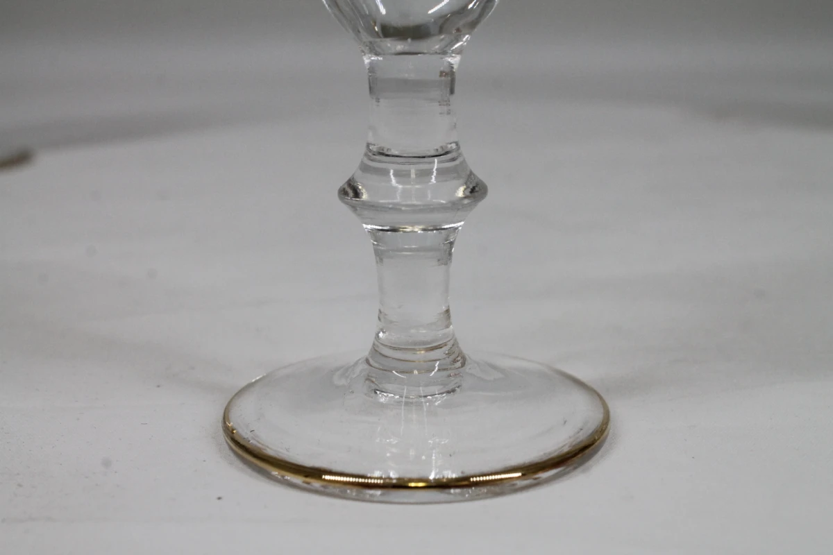 Set van 5 "Thistle Gold" kristallen glazen - foto 5