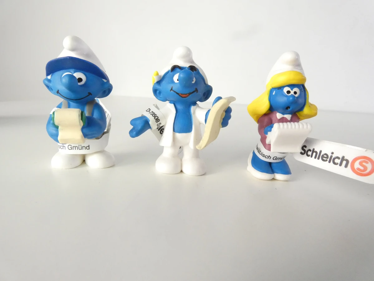 Lot van 22 Smurfenfiguren Schleich – 6 nieuw met label - foto 5