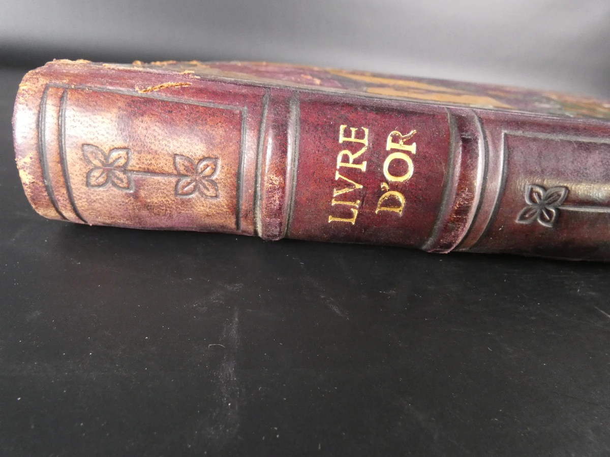 Oud gasten- / herdenkingsboek 'Livre d'Or' 1953 - foto 8