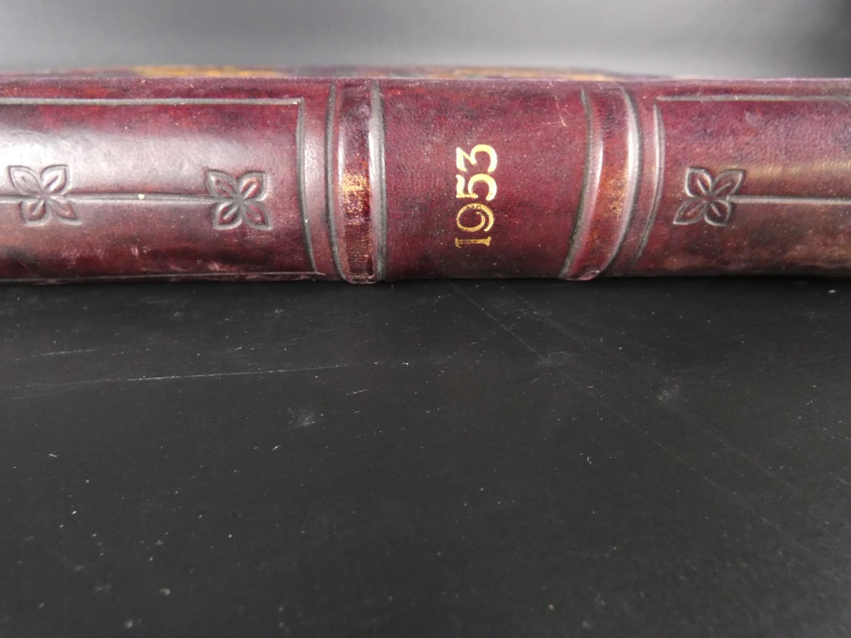 Oud gasten- / herdenkingsboek 'Livre d'Or' 1953 - foto 9