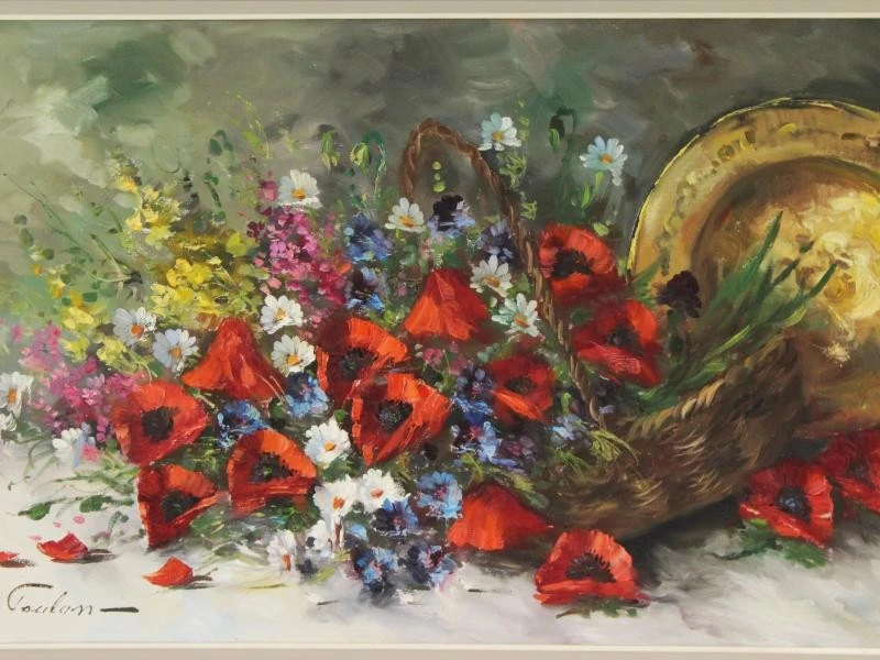 XL Kleurrijk bloemstilleven - Jean-Jacques Foulon (1923-1980) - foto 5