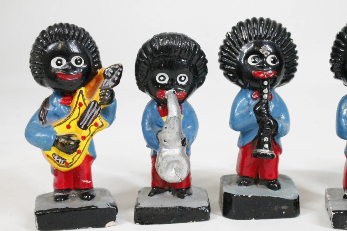 Vintage Robertson's Golly jazzband-beeldjes - foto 5