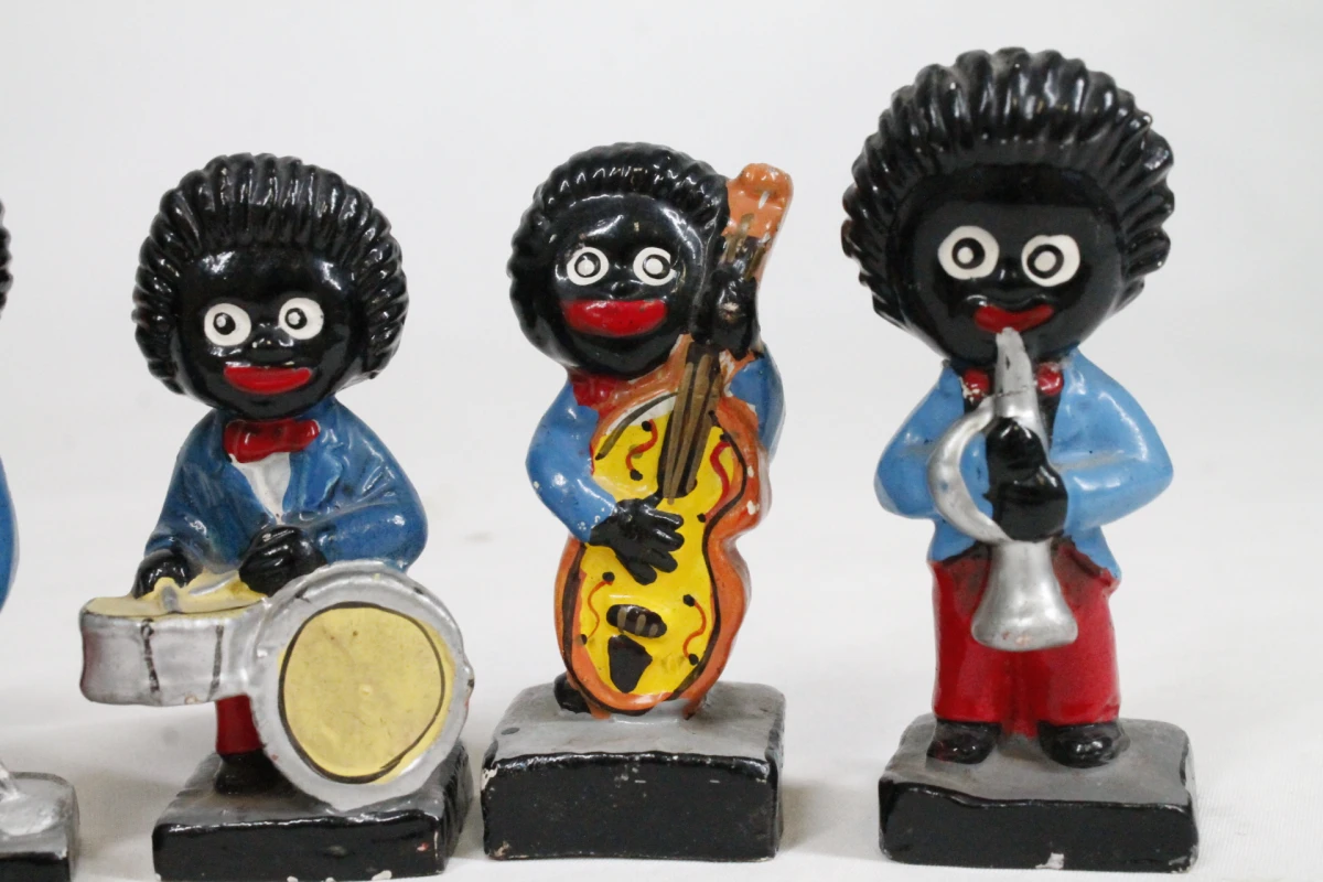 Vintage Robertson's Golly jazzband-beeldjes - foto 6
