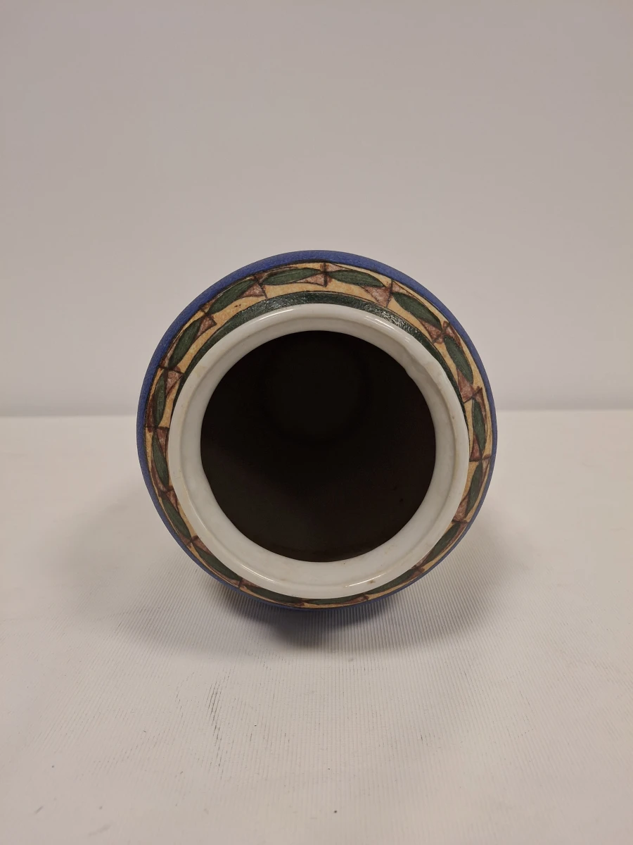 Decoratieve keramische vaas met geometrisch patroon - foto 5
