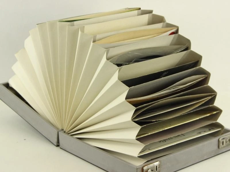 Set van 3 vintage LP koffers met sleutels - foto 11