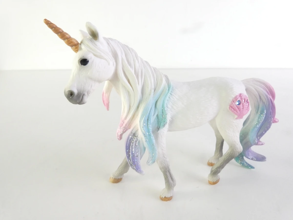 Set van 11 Schleich dierenfiguren – paarden, boerderijdieren, olifanten en eenhoorn - foto 6