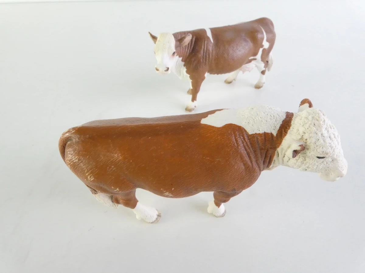 Set van 11 Schleich dierenfiguren – paarden, boerderijdieren, olifanten en eenhoorn - foto 8