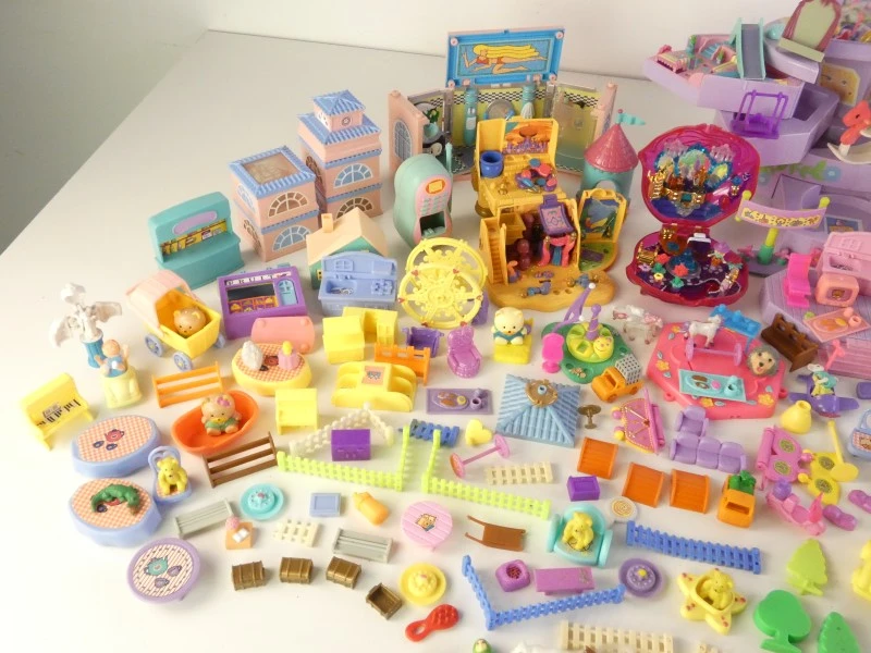 Grote collectie vintage Polly Pocket en andere sets - foto 2