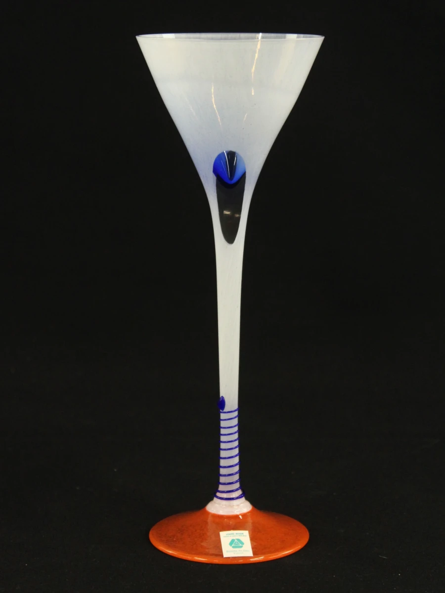4 Crystal Bohemia Art Glass kelken Vsetín, ca. 1993–1998 - foto 3
