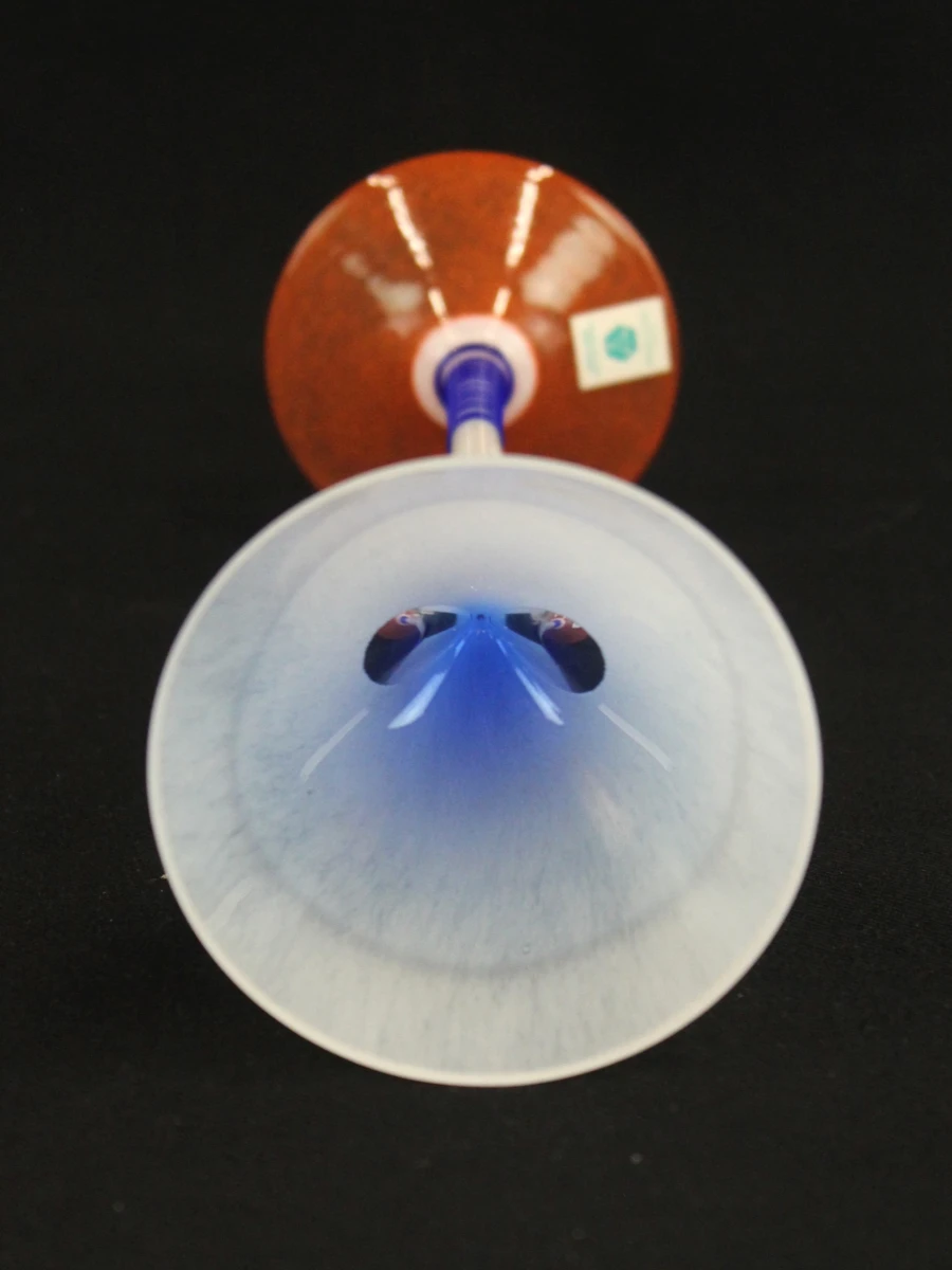 4 Crystal Bohemia Art Glass kelken Vsetín, ca. 1993–1998 - foto 7