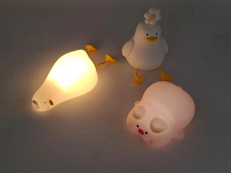 Set van 3 nachtlampjes in de vorm van dieren