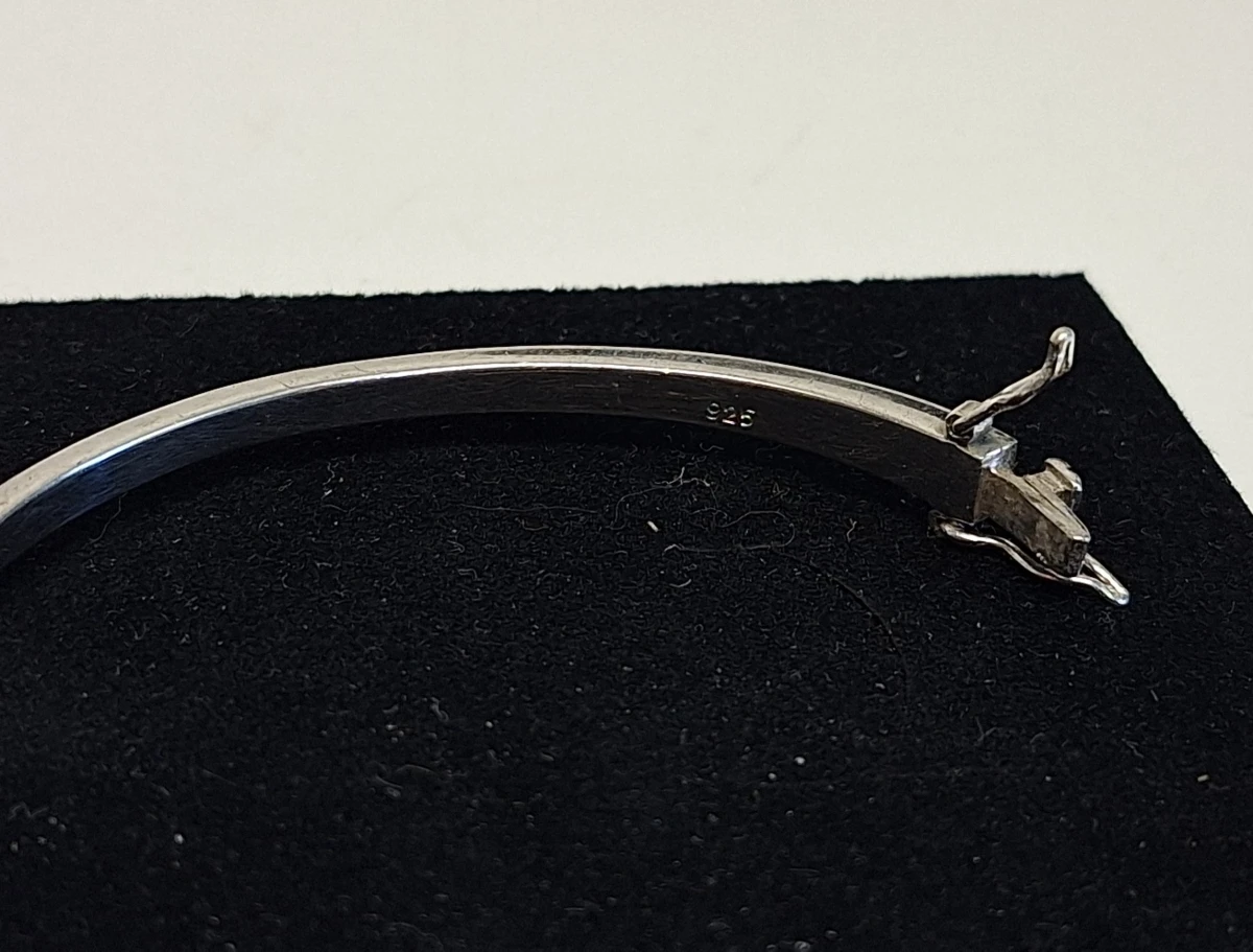Zilveren armband met kleine steentjes - foto 4