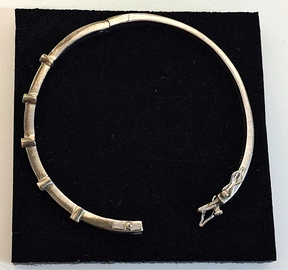 Zilveren armband met kleine steentjes - foto 6