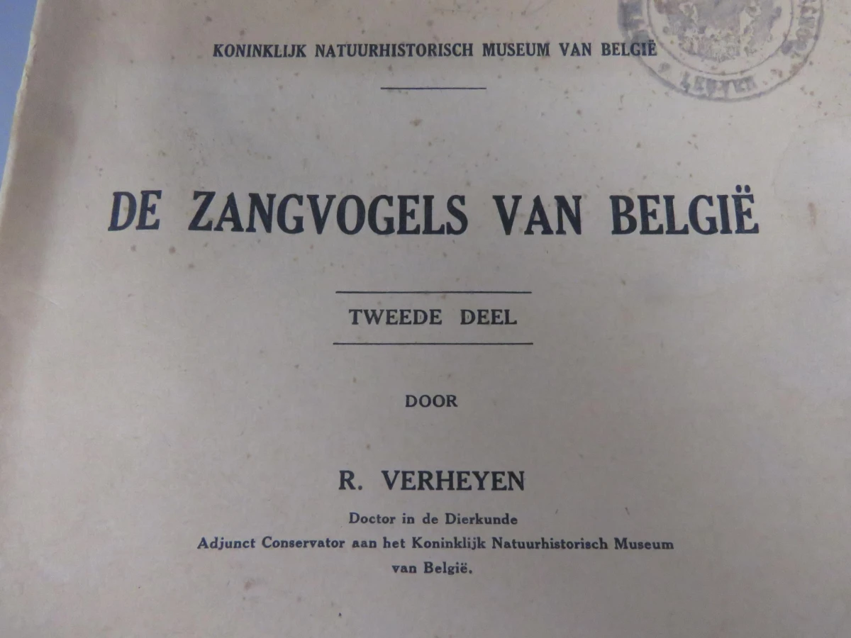 Boek de zangvogels van België. - foto 2