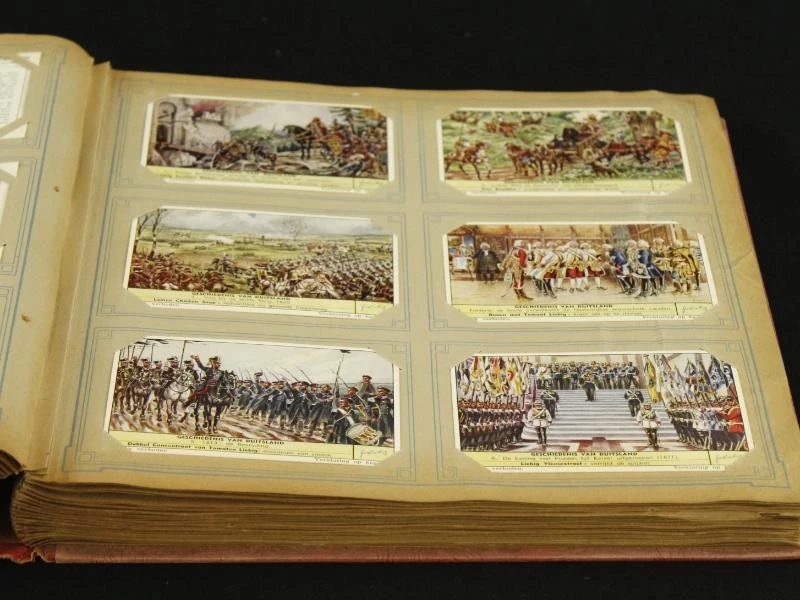 Lot van 2 chromo's liebig boeken - foto 4