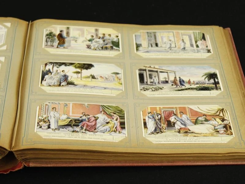 Lot van 2 chromo's liebig boeken - foto 5