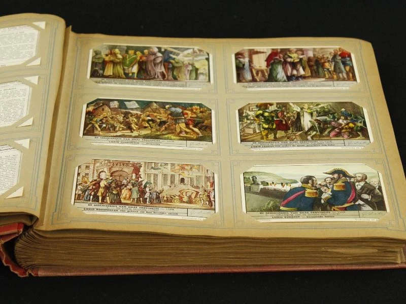 Lot van 2 chromo's liebig boeken - foto 3