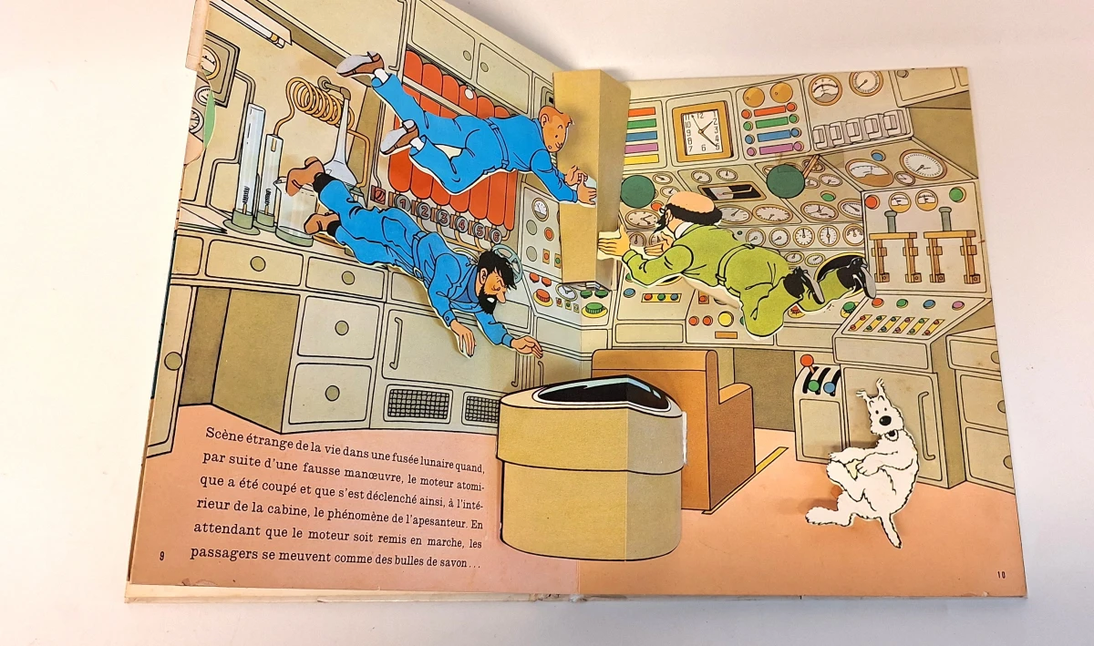 Stripboek Tintin - On a marché sur la lune, Frans - foto 4